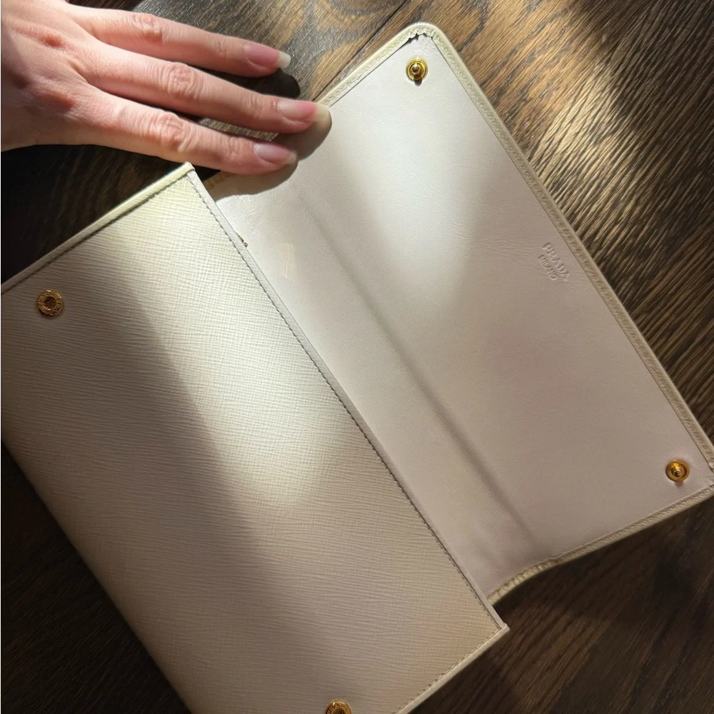 Prada Gold Crystal Embellished Clutch (can be converted into a cross body bag) - Picture 4 of 8